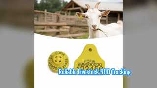 পশুসম্পদ ট্র্যাকিংয়ের জন্য ICAR সার্টিফাইড RFID পশু কানের ট্যাগ