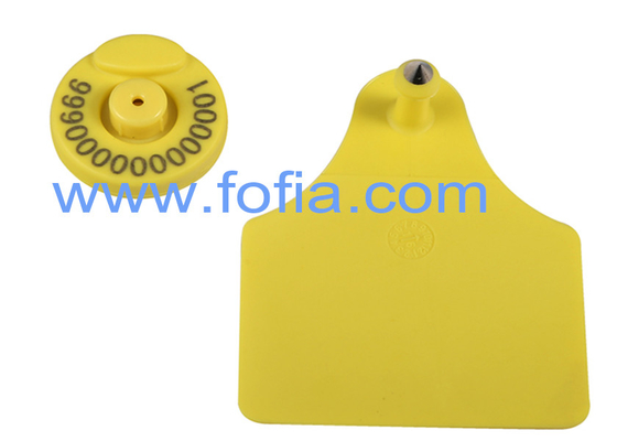 Em4305 বোতাম সহ Rfid প্রাণী মাইক্রোচিপ ইলেক্টনিক ইয়ার ট্যাগ সনাক্তকরণ