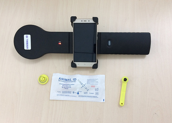 Wireless Animals ID Ear Tag Reader Support Cell Phone For Livestock Management