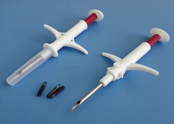 ইনজেকশনযোগ্য ট্রান্সপন্ডার পোষা প্রাণী সনাক্তকরণ মাইক্রোচিপ কুকুরের জন্য ইনজেকশন