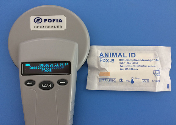 1.4*8mm ISO Transponder Microchip , Portable Pet ID Chip For Dog / Cat