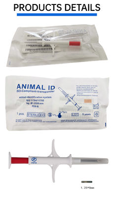 Fofia 2026 Hot Selling RFID 134.2kHz Animal ID মাইক্রোচিপ ইন্টিগ্রেট টাইপ ইয়ার ট্যাগ ZS009 গবাদি পশুর ইনজেকশনের জন্য জলরোধী