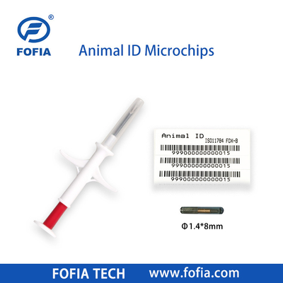 20 বছর পারফরম্যান্স Rfid পশু চিপ পোষা প্রাণী আইডি ইনজেকশনযোগ্য মাইক্রোচিপস পশুদের জন্য