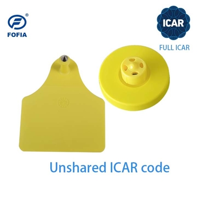 FULL ICAR সার্টিফাইড FDX-B গরুর কানের ট্যাগ 134.2khz Rfid কানের ট্যাগ