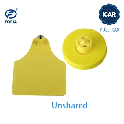 FULL ICAR সার্টিফাইড FDX-B গরুর কানের ট্যাগ 134.2khz Rfid কানের ট্যাগ