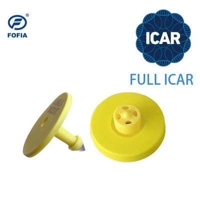 FULL ICAR সার্টিফাইড FDX-B গরুর কানের ট্যাগ 134.2khz Rfid কানের ট্যাগ