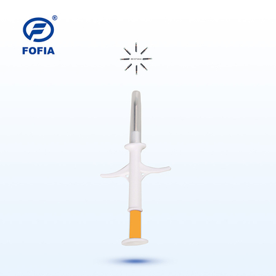 HT003 তাপমাত্রা সেন্সর সহ ইনজেকশনযোগ্য RFID মাইক্রোচিপ ISO11784/85 FDX-B সার্টিফাইড