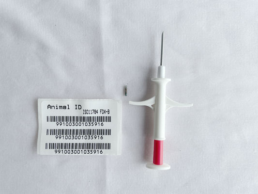 HT003 মাইক্রোচিপ সিরিং কিট ∙ ISO FDX-B RFID চিপ টেমপ্রেচার সেন্সর সহ পশুর জন্য