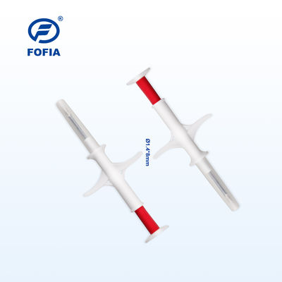 এফডিএক্স-বি আরএফআইডি পশু আইডি মাইক্রোচিপ উচ্চ নির্ভুলতা ২.১২*১২ মিমি/১.৪*৮ মিমি