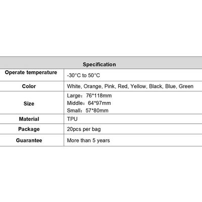 0.01 শূকর গবাদি পশু ছাগলের জন্য পশু সনাক্তকরণ ট্যাগ টিপিইউ উপাদান থেকে তৈরি প্লাস্টিকের কানের ট্যাগ গরু ভেড়া