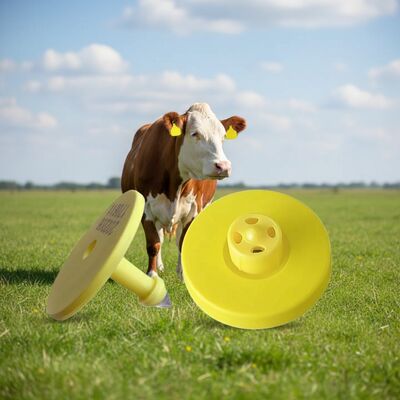 134.2kHz ISO11784/5 FDX-B ইলেকট্রনিক ইয়ার ট্যাগ, গবাদি পশু শনাক্তকরণ এবং ট্র্যাকিংয়ের জন্য 350N টেনশন সহ