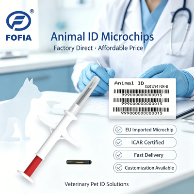 প্রাণী সনাক্তকরণের জন্য ISO11784/5 FDX-B সহ ICAR জীবাণুমুক্ত ইমপ্লান্টেবল মাইক্রোচিপ