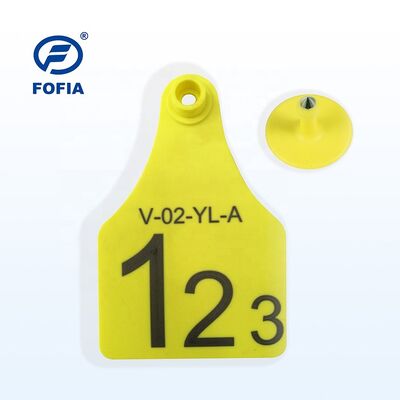 প্লাস্টিকের গরুর কানের ট্যাগ বিভিন্ন আকারের টিপিইউ গরু গরু ভেড়া শূকর খামার কানের ট্যাগ নম্বর সহ