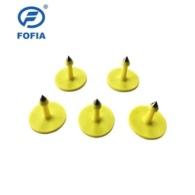 Fofia ICAR ET926 জলরোধী RFID টিপিইউ পশু কানের ট্যাগ FDX-B 134.2Khz EM4305 চিপস গবাদি পশু গবাদি পশু শূকর ভেড়া