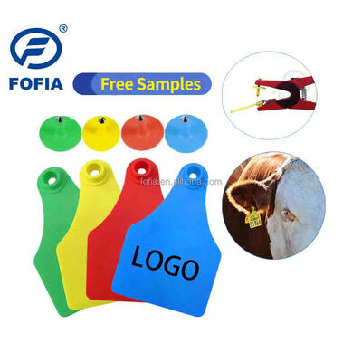 FOFIA ET921 প্লাস্টিকের গরুর কানের ট্যাগ পশু ট্র্যাকিং লেজার কোডিং বিভিন্ন আকার গরু গরু ভেড়া শূকর খামার সংখ্যা সহ ব্যবহার