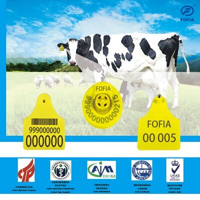 গবাদি পশুর জন্য UHF RFID কানের ট্যাগ টেকসই প্লাস্টিক মাইক্রোচিপ আইডি ট্যাগ গরু ভেড়া শূকর পশুদের জন্য