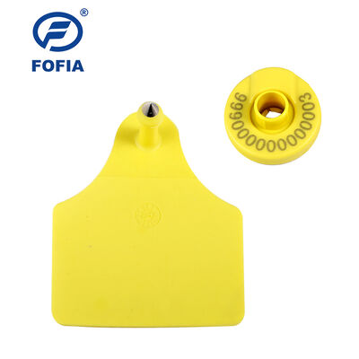 FOFIA 134.2KHZ Rfid বোতাম ঈদ জিপিএস কানের ট্যাগ গবাদি পশু জন্য