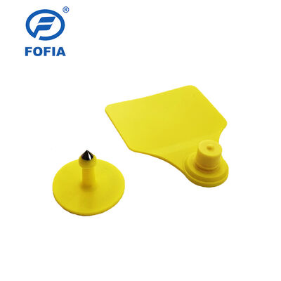 ICAR Fofia T904 পশুর কানের ট্যাগ চিপ নতুন উচ্চ মানের RFID TPU লেজার কোডিং 3 বছরের ওয়ারেন্টি খামার-ব্যবহারের গবাদি পশু ভেড়া ট্র্যাকিং 0.01g