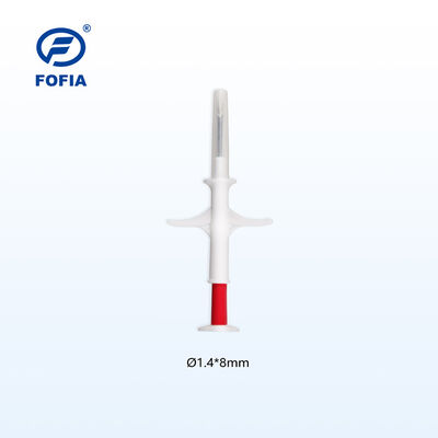 FOFIA ZS007 RFID 134.2kHz অ্যানিমাল মাইক্রোচিপ FDX/EM4305 চিপ আইপি 67 জলরোধী গবাদি পশু পোষা প্রাণী ইনজেকশন প্লাস্টিক প্যাকেজিং নতুন 1.5