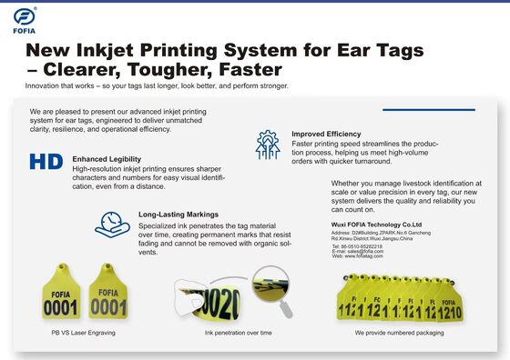 ICAR T904+T905 Combination Cattle Animal Tracking Ear Tag New High Quality RFID Plastic TPU 70*57mm Laser Coding 3 Year Warranty