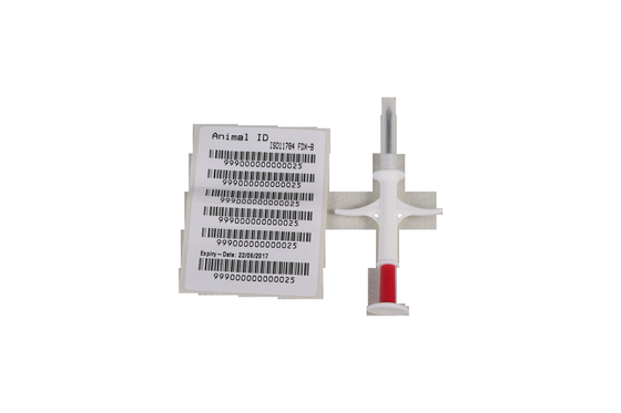 ইমপ্লান্টেবল মাইক্রোচিপ RFID ট্রান্সপন্ডার ট্যাগ 134.2 KHz 20G 2.12mm X 12mm