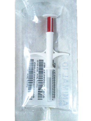 IP67 Anti Collision ISO ট্রান্সপন্ডার মাইক্রোচিপ সিরিঞ্জ প্রস্থ 49.5mm