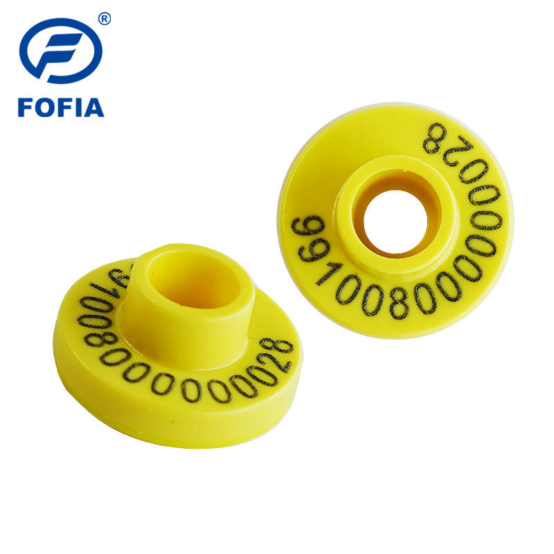 ICAR সার্টিফাইড 134.2kHz FDX-B RFID ইলেকট্রনিক ইয়ার ট্যাগ সঙ্গে 350N টেনশন পশুধনের সনাক্তকরণের জন্য পশু ট্র্যাকিং জন্য