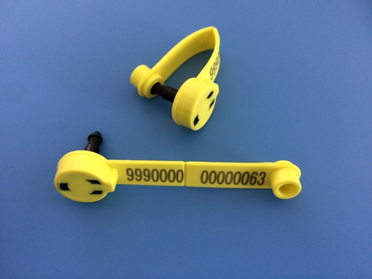 পশু Rfid ভেড়ার কানের ট্যাগ প্লাস্টিক ISO 11784 134.2 Khz