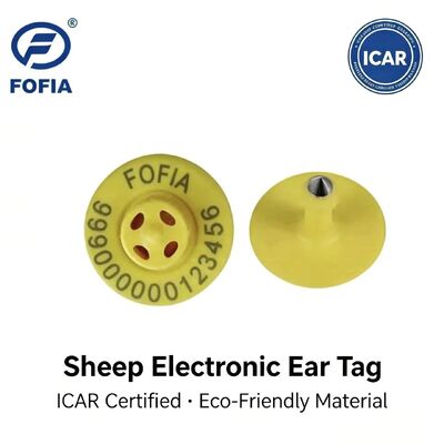 উচ্চ মানের নতুন OEM ET957 134.2kHz টিপিইউ চিপ পশু ইলেকট্রনিক কানের ট্যাগ শূকর গরু ভেড়া 10 সেমি পড়ুন পরিসীমা -20 ~ 80C আইকার 1 বছর ওয়ারেন্টি
